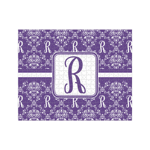 Custom Initial Damask 500 pc Jigsaw Puzzle