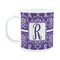 Initial Damask Plastic Kids Mug (Personalized)
