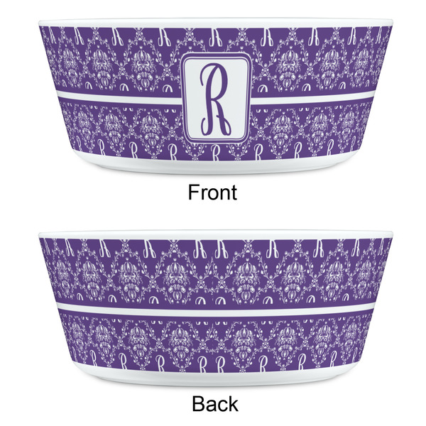 Initial Damask Kids Bowls - APPROVAL