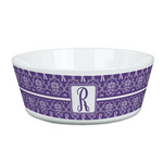 Initial Damask Kid's Bowl