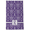 Initial Damask Kitchen Towel - Poly Cotton - Full Front