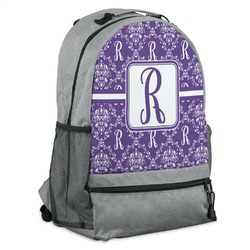 Initial Damask Backpack