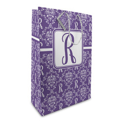 Initial Damask Large Gift Bag