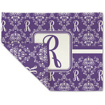 Initial Damask Double-Sided Linen Placemat - Single