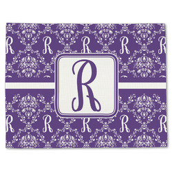 Initial Damask Single-Sided Linen Placemat - Single