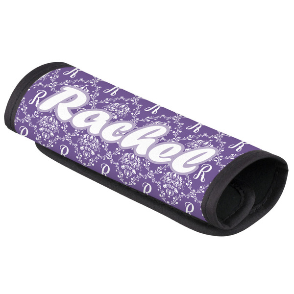 Custom Initial Damask Luggage Handle Cover (Personalized)