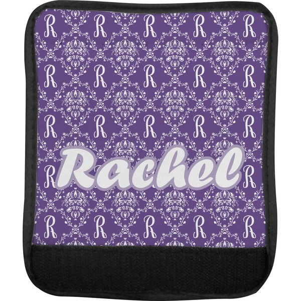 Personalized Initial Damask Luggage Handle Wrap (Approval)