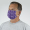 Initial Damask Mask - Quarter View on Guy