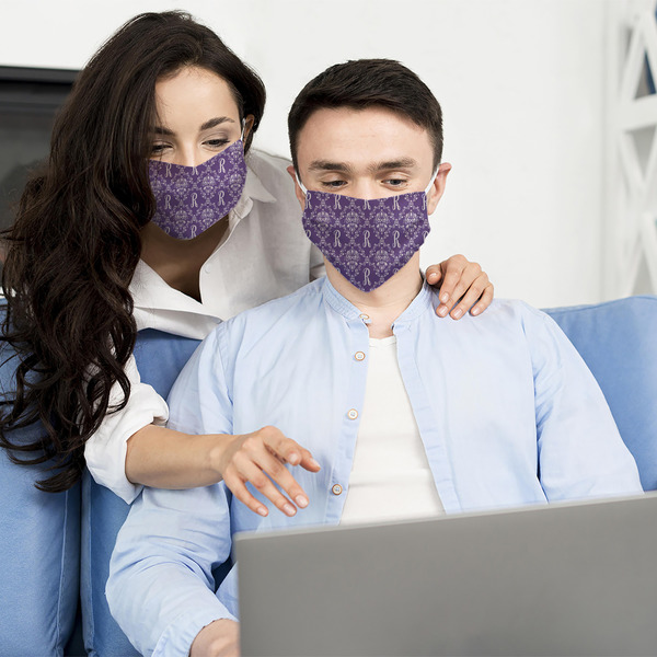 Initial Damask Mask1 Adult Lifestyle