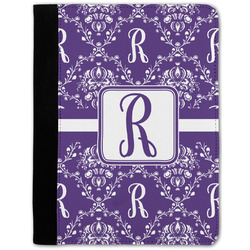 Initial Damask Notebook Padfolio