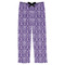 Initial Damask Mens Pajama Pants - L (Personalized)