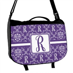 Initial Damask Messenger Bag (Personalized)