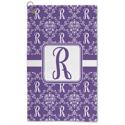 Initial Damask Microfiber Golf Towel - Large