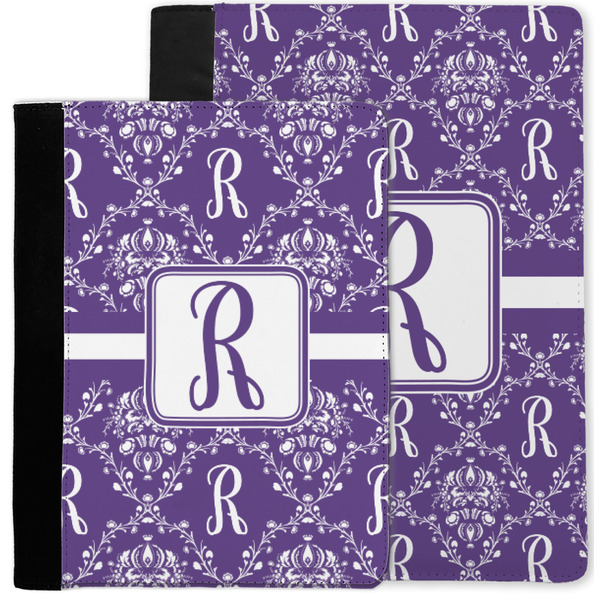 Initial Damask Notebook Padfolio - MAIN