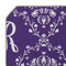 Initial Damask Octagon Placemat - Single front (DETAIL)