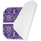 Initial Damask Octagon Placemat - Single front (folded)