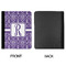 Initial Damask Padfolio Clipboards - Large - APPROVAL