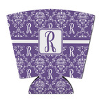 Initial Damask Party Cup Sleeve - with Bottom