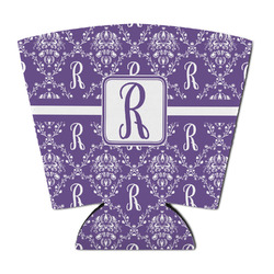Initial Damask Party Cup Sleeve - with Bottom