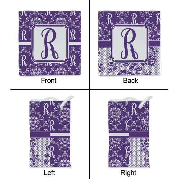 Initial Damask Party Favor Gift Bag - Gloss - Approval