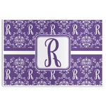 Initial Damask Disposable Paper Placemats