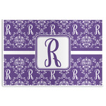 Initial Damask Disposable Paper Placemats