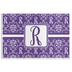Initial Damask Disposable Paper Placemats