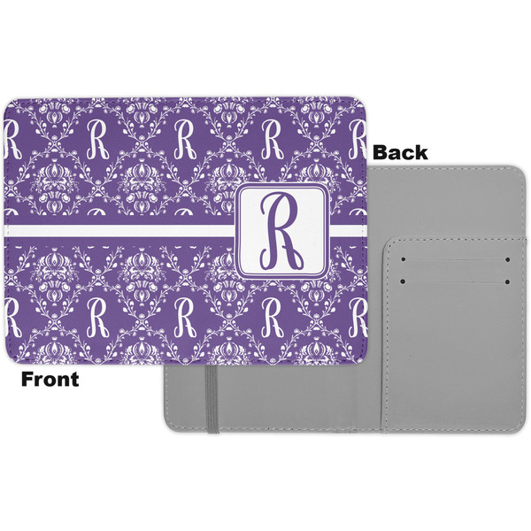 Initial Damask Passport Holder - Apvl