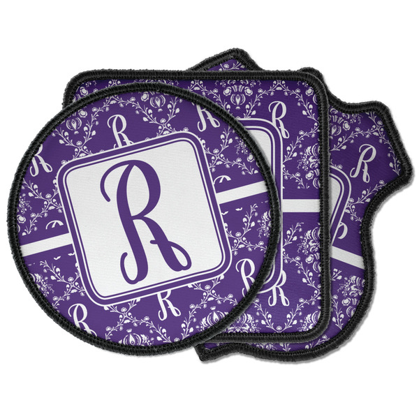 Custom Initial Damask Iron on Patches