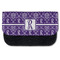 Initial Damask Pencil Case - Front
