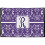 Initial Damask Door Mat - 36"x24" (Personalized)