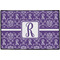 Initial Damask Personalized Door Mat - 36x24 (APPROVAL)