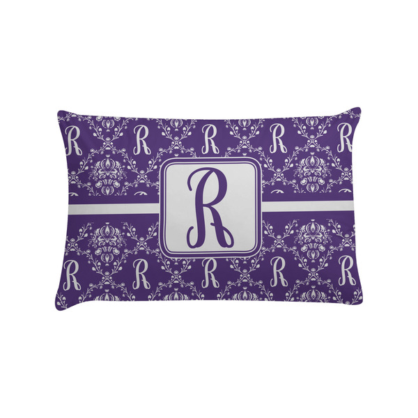 Custom Initial Damask Pillow Case - Standard (Personalized)