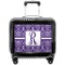Initial Damask Pilot Bag Luggage with Wheels