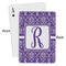 Initial Damask Playing Cards - Approval