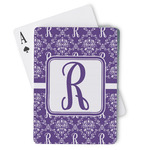 Initial Damask Playing Cards