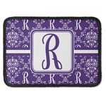 Initial Damask Iron On Rectangle Patch