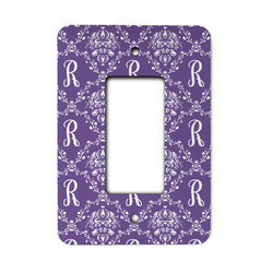 Initial Damask Rocker Style Light Switch Cover