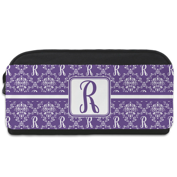 Custom Initial Damask Shoe Bag