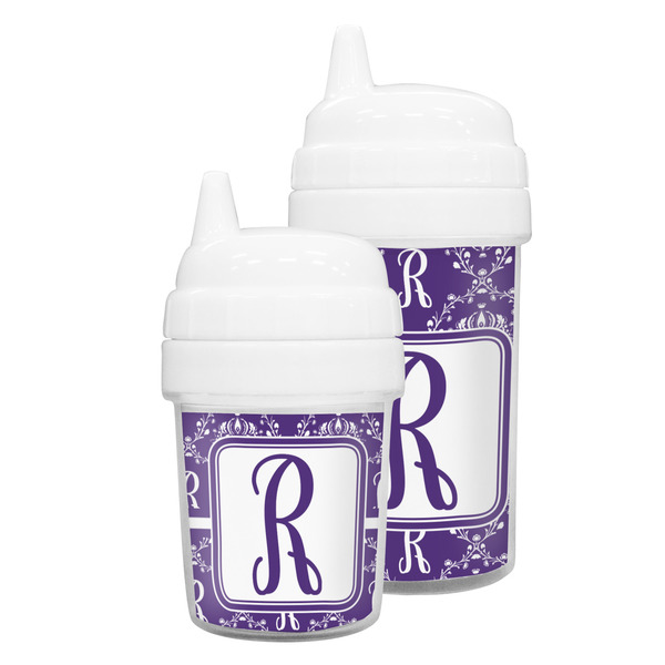 Initial Damask Sippy Cups