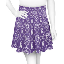 Initial Damask Skater Skirt - X Small (Personalized)