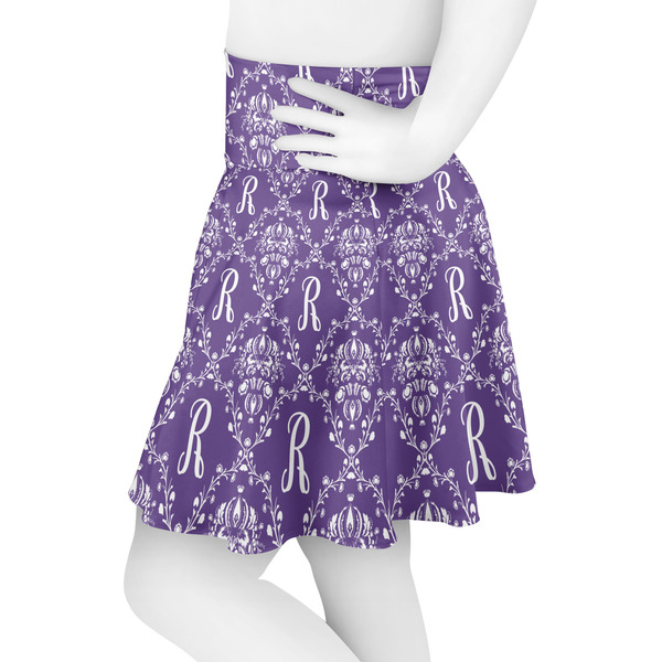 Initial Damask Skater Skirt - Side