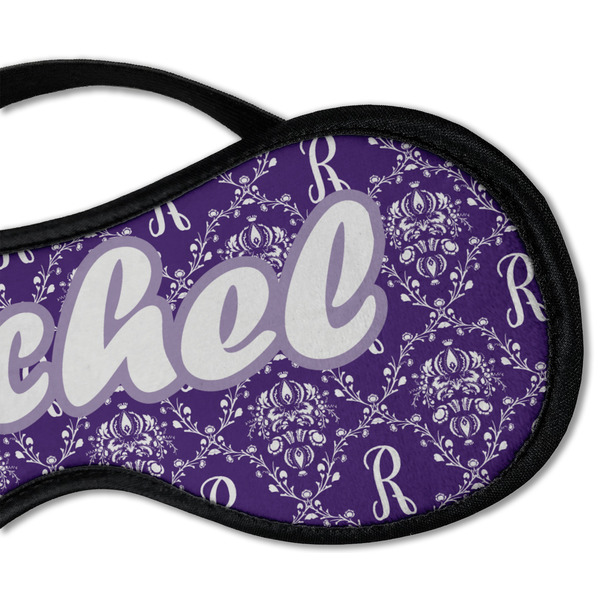 Initial Damask Sleeping Eye Mask - DETAIL Large