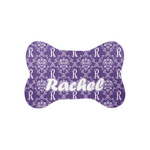 Initial Damask Bone Shaped Dog Food Mat (Small)