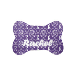 Initial Damask Bone Shaped Dog Food Mat (Small)