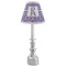 Initial Damask Small Chandelier Lamp - LIFESTYLE (on candle stick)