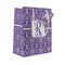 Initial Damask Small Gift Bag - Front/Main