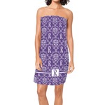 Initial Damask Spa / Bath Wrap (Personalized)