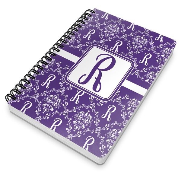 Initial Damask Spiral Journal 7 x 10 - Main