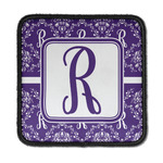Initial Damask Iron On Square Patch